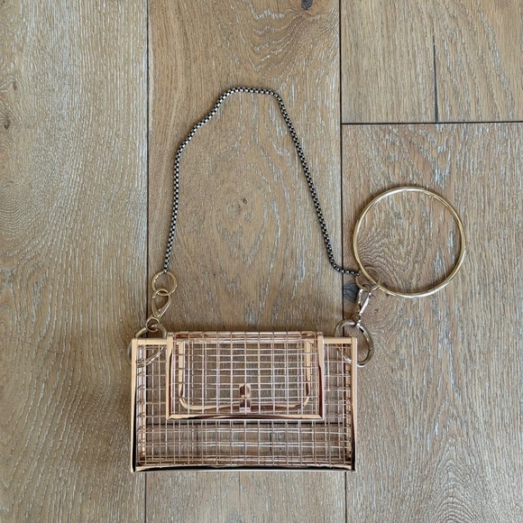 Rose Gold Martine Ali Cage Bag - Picture 11 of 13